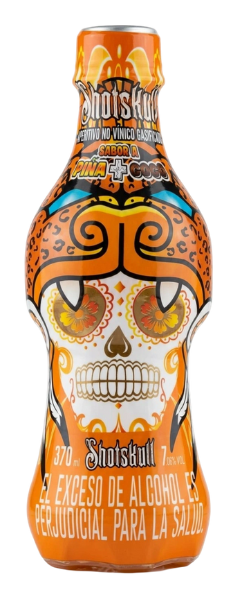 Botella ShotSkull PIÑA COCO